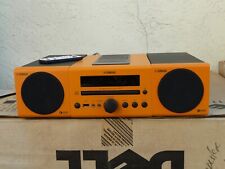 Usado, Sistema estéreo microcomponente Yamaha MCR-040 CD FM USB iPod naranja en caja segunda mano  Embacar hacia Argentina