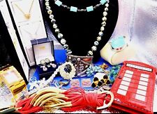 Used, Job Lot Vtg Jewellery Includes Joan Rivers Pierre Cardin M&S Lulu Guinness Case for sale  ROCHDALE