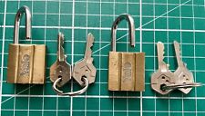 Yale brass padlocks for sale  LONDON