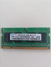 Used, SAMSUNG DDR2 512mb 667Mhz SoDimm Memory for Laptop 2rx16 pc2-5300s-555-12-a3 for sale  Shipping to South Africa