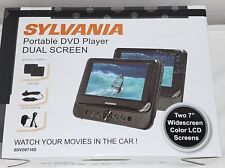 DVD player portátil tela dupla premium Sylvania 7" casa carro viagem SDVD8716D comprar usado  Enviando para Brazil