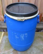 1 x 60ltr Blue Clip Top Plastic Barrel, Water Butt, Storage Barrel, Feed Bin for sale  SWADLINCOTE