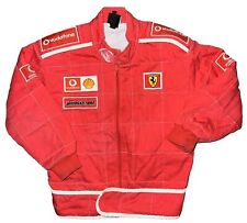 Youth Ferrari Racing Vodafone Shell Gas Red Racing Jacket Flawed Size Large a23 for sale  Shipping to South Africa