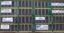 5.5 GB DDR 400 PC3200 RAM 5x512 3x1GB Used working pulls 8x Total, used for sale  Shipping to South Africa