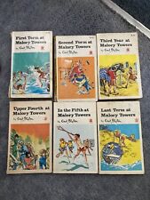 Vintage Malory Towers School Stories Enid Blyton Bundle 6 Books Set 1968 1967 for sale  NORWICH