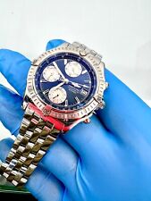 ÓTIMO ESTADO Breitling cronógrafo mostrador azul relógio masculino 39mm A13352, usado comprar usado  Enviando para Brazil