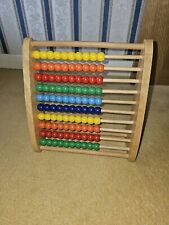 Wooden abacus toy for sale  TORQUAY
