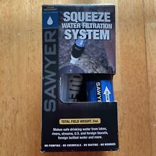 Sawyer Products SP131 Squeeze Water Filtration System w/ 3 Pouches 16/64/64 oz.  for sale  Shipping to South Africa