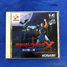 Akumajo Dracula X Blood Castlevania PC Engine Rondo Konami Jogo USADO comprar usado  Enviando para Brazil