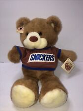 Vintage Heartline Snickers Bar Urso de Pelúcia com Etiquetas 1987 Chocolate Chums MARS comprar usado  Enviando para Brazil