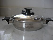 Rena Ware Nutri Plex induction stainless vented lid 1.5 L saute sauce pan NICE for sale  Shipping to South Africa