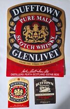 Dufftown glenlivet vintage for sale  LEEDS