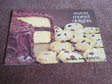 Nestle cookbook sweet for sale  Auburn