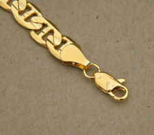 Pulseira masculina feminina 8 polegadas de comprimento Mariner Link folheada a ouro amarelo 10 mm de largura comprar usado  Enviando para Brazil