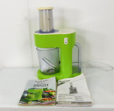 Silver Crest Spiral Cutter Vegetable Spiraliser Green for sale  Shipping to South Africa