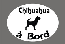 Sticker chihuahua bord d'occasion  La Roche-sur-Yon