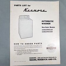 Sears parts list for sale  Latonia