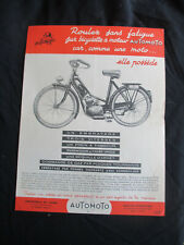 Brochure publicitaire automoto d'occasion  Rochefort-du-Gard