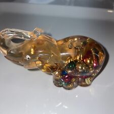 Used, Clear Elephant With Beads Inside With Water for sale  Shipping to South Africa