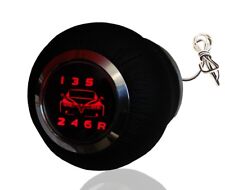 ALFA  Pomello di cambio in pelle retroilluminato  6 speed led ROSSO 159, usado comprar usado  Enviando para Brazil