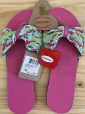 Chinelos femininos Havaianas fluxo rosa tamanho 7/8 comprar usado  Enviando para Brazil