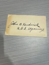 John kendrick signature for sale  Shipping to Ireland