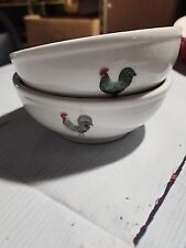 Rooster bowls set for sale  Collins