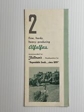 1950s - FUNK'S G HYBRID Seeds- Alfalfa Seed Info Sales Booklet (Hoffman Seeds) for sale  Shipping to South Africa