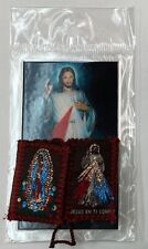 ESCAPULARIO DE LA VIRGEN DE GUADALUPE Y EL SEÑOR DE LA DIVINA MISERICORDIA PAQ. comprar usado  Enviando para Brazil