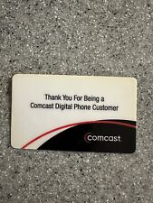 Cartão de telefone digital COMCAST vintage dos anos 1980, tamanho de cartão de crédito comprar usado  Enviando para Brazil