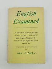 English Examined: Two Centuries of Comment - S.I Tucker - Cambridge 1961 comprar usado  Enviando para Brazil