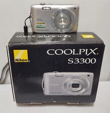 Câmera Digital Nikon COOLPIX S3300 16.0 MP com Caixa e Estojo Originais  comprar usado  Enviando para Brazil