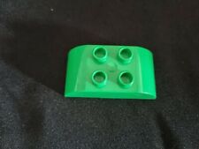 LEGO DUPLO GREEN DOUBLE SLANTED ROOF TILE SLOPED BRICKS  for sale  Shipping to South Africa
