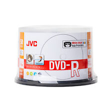 JVC DVD-R Printable WATERPROOF PHOTO GLOSSY x16 cake box 50psc, używany na sprzedaż  PL