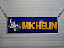 MICHELIN MAN TIRES HORIZONTAL 36x12” PORCELAIN METAL GARAGE SERVICE  PLATE SIGN for sale  Shipping to South Africa