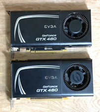 LOTE de 2 placas de vídeo EVGA GEFORCE GTX 460 1GB GDDR5 PCIE, 2X DVI MINI-HDMI comprar usado  Enviando para Brazil