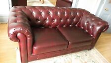 Chesterfield sofa leather for sale  WALLASEY
