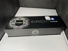 Croc Classic Titanium Hair Straightening Iron 1.5 Inch Flat - 1.5” Blue NEW!!!, used for sale  Shipping to South Africa