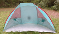 Open Face Tent ~ 3 Sided ~ Teal ~Red ~ 55" by 55" by 100"  ~ Shelter for sale  Shipping to South Africa