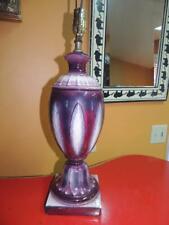 Purple table lamp for sale  San Diego
