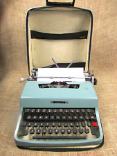 Used, Vintage Olivetti Underwood Lettera 32 Portable Manual Typewriter w/case Italy for sale  Shipping to South Africa