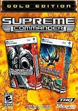 Supreme Commander Gold Edition PC Game Forged Alliance Windows 7 8 10 11 SGR comprar usado  Enviando para Brazil