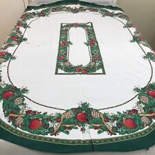Christmas tablecloth oval for sale  Zephyrhills