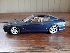 Burago Ferrari 456 GT 1992 1:18 Metallic blue for sale  Shipping to South Africa