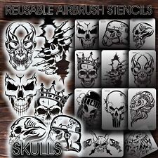 Airbrush stencils reusable for sale  Shipping to Ireland