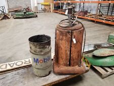 Grease Dispenser / Mobil Oil Empty 20 or 25 Gallon Container Barrel, used for sale  Lewisburg