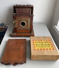 Câmera antiga de meia placa com acessórios , usado comprar usado  Enviando para Brazil