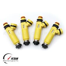 4x 450cc para MAZDA FABRICANTE DE EQUIPOS ORIGINALES 04-08 RX8 RX7 13B Miata ajuste inyectores de combustible amarillo denso segunda mano  Embacar hacia Argentina