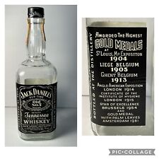 Jack Daniels 1981 Amsterdam Black Label 750 ml botella vacía con sello fiscal segunda mano  Embacar hacia Argentina