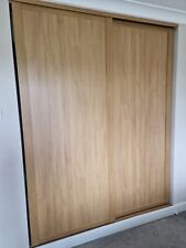 3 door oak wardrobe for sale  WARRINGTON